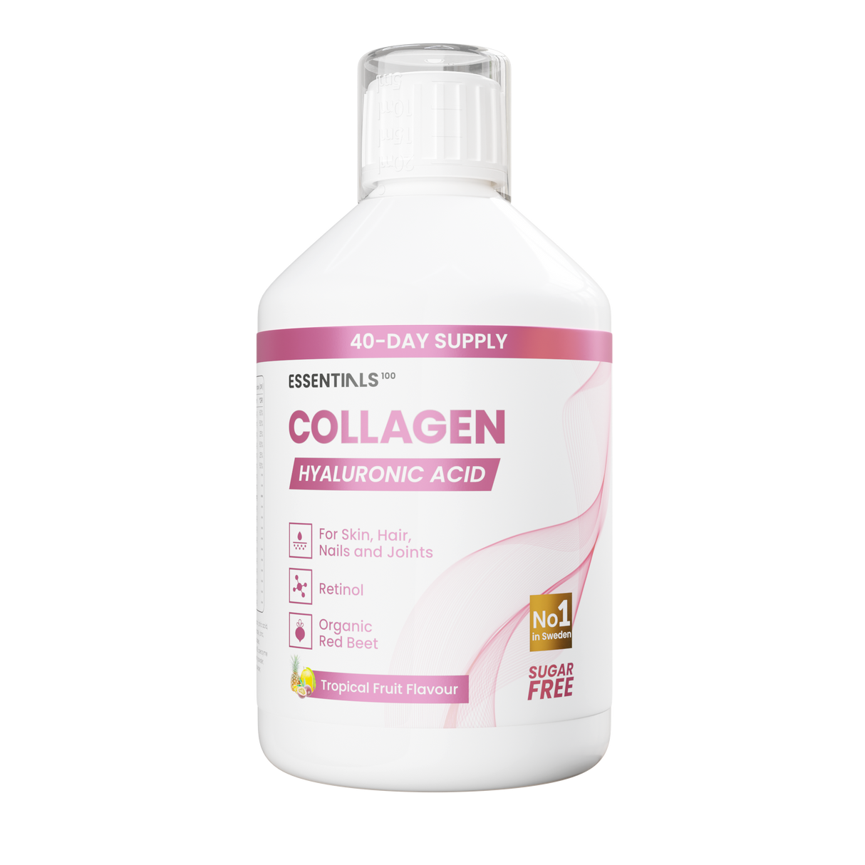 Collagen + Hyaluronic Acid Liquid Supplement - 500ml