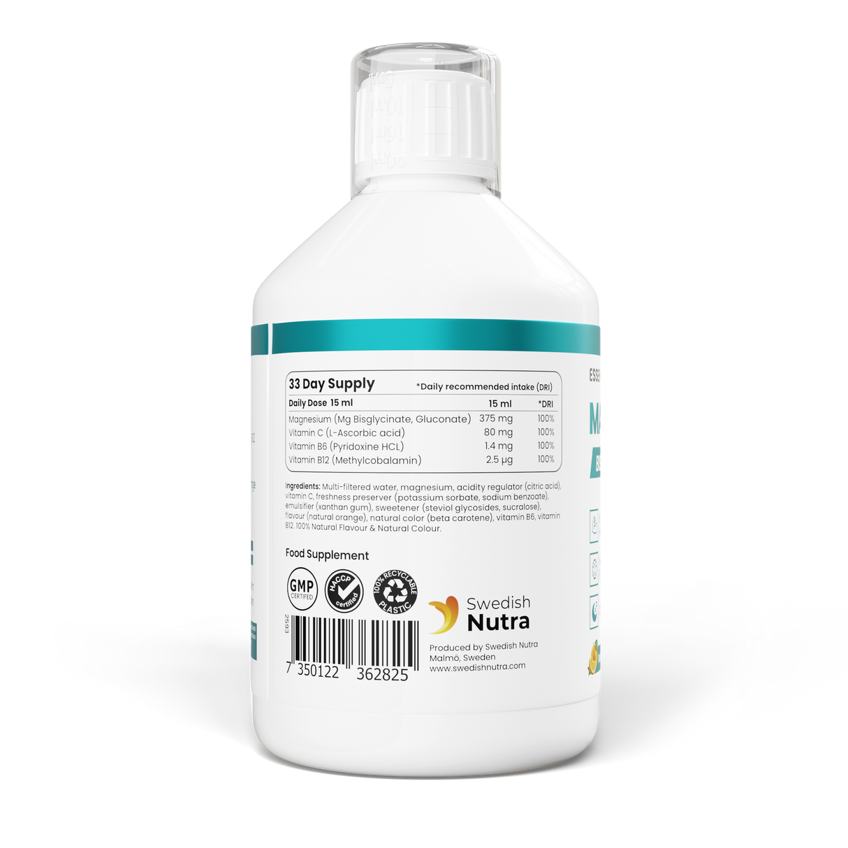 Magnesium Bisglycinate Liquid Supplement - 500ml