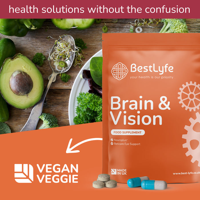 Brain and vision is vegan friendly