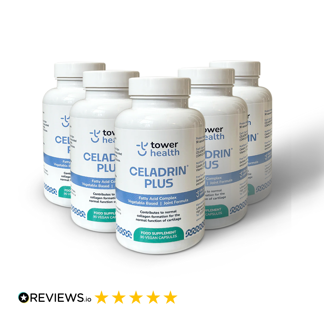 Celadrin Plus 90 Capsules Buy 4 Get 1 Free £31.96 each + FREE GIFT
