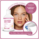 Collagen + Hyaluronic Acid Liquid Supplement - 500ml