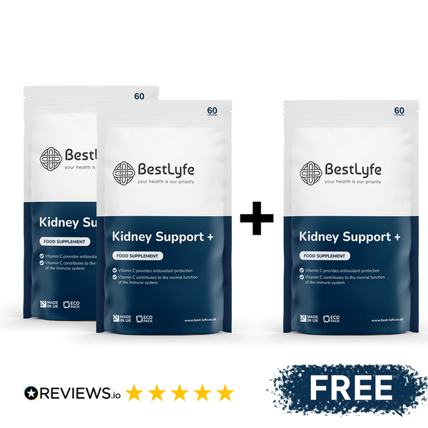 Kidney Support+ 180 caps - Buy 2 Get 1 FREE