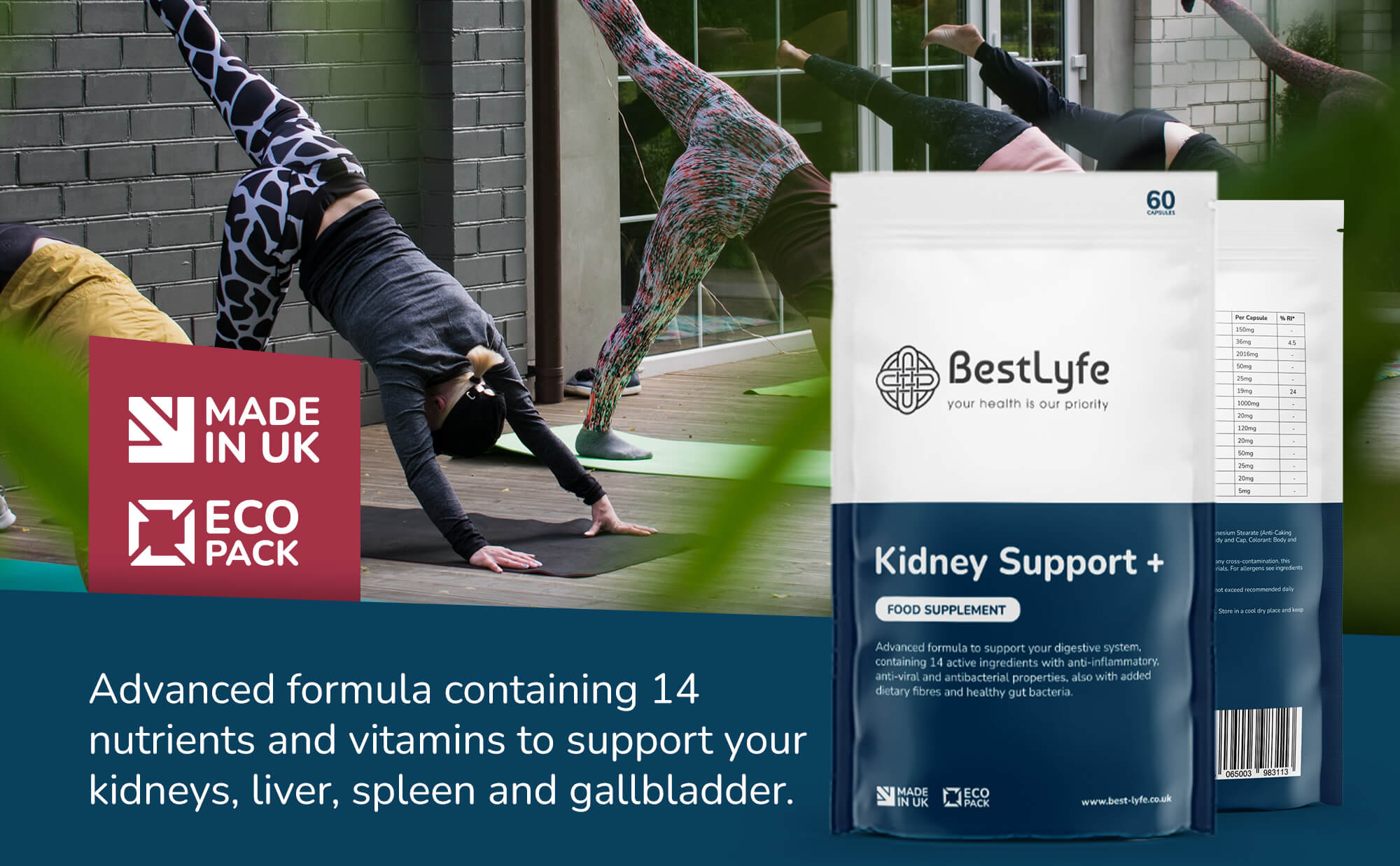 Best Lyfe Kidney Support 60 Capsules | Tower Health
