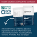 Liver Support + Poster that highlights the product benefits and natural ingredients