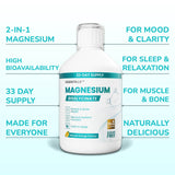 Magnesium Bisglycinate Liquid Supplement - 500ml