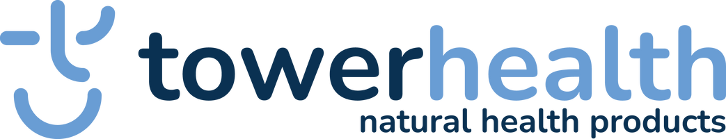 Tower Health Logo with Strapline Natural Health Products